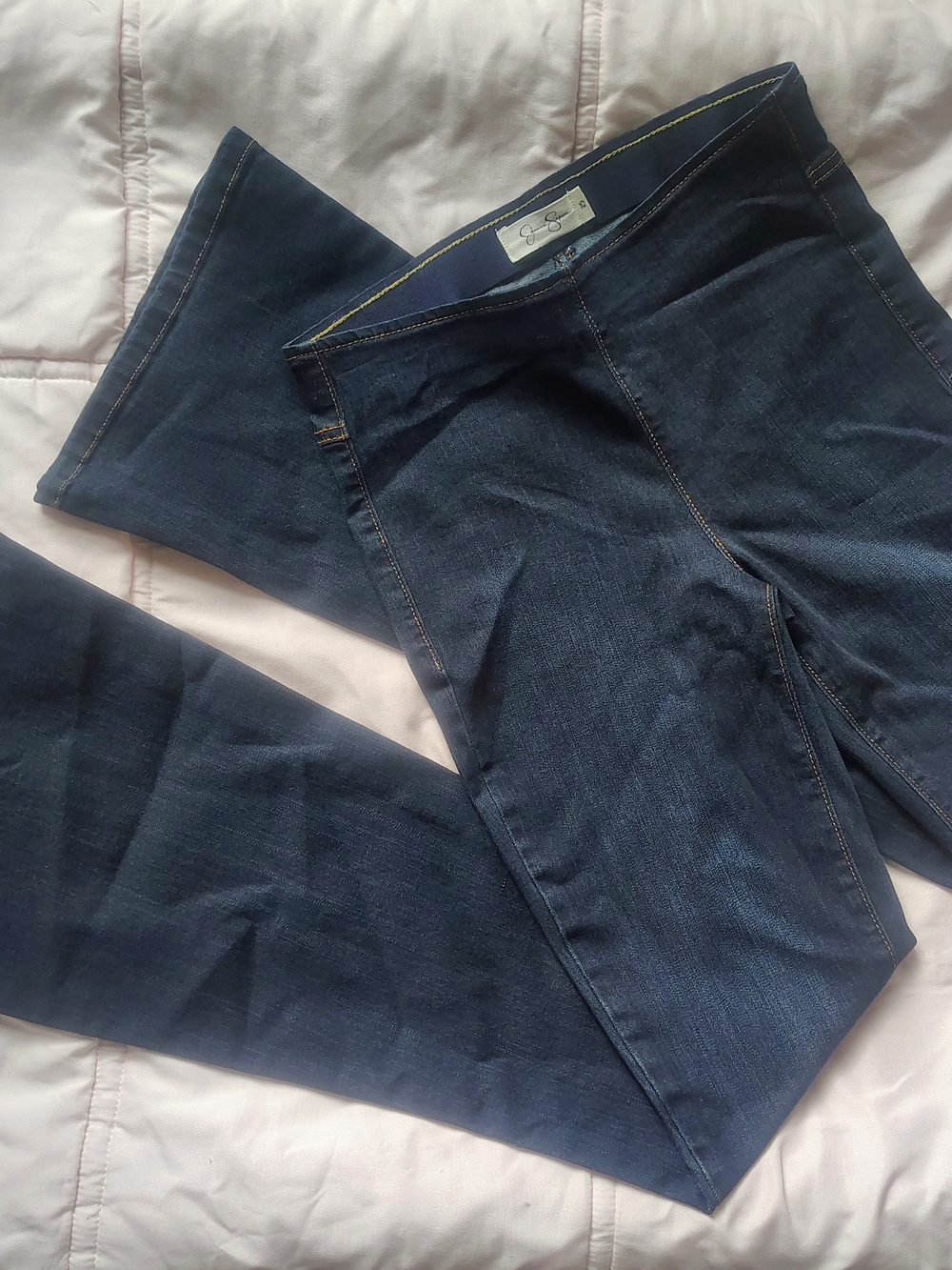 Jessica Simpson Indigo Wide-Leg Flare Jeans